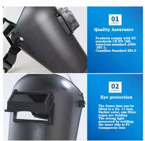 Casque <span class=keywords><strong>de</strong></span> soudage ventilé personnalisé <span class=keywords><strong>de</strong></span> haute qualité, en plastique PC durable <span class=keywords><strong>avec</strong></span> masque laser, capuche faciale pour la sécurité à usage industriel - Product Image 5