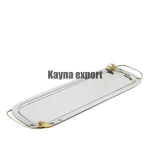 Plateau en métal d'affichage de chocolat Nouveau plateau en métal de service de nourriture de conception moderne - Product Image 6