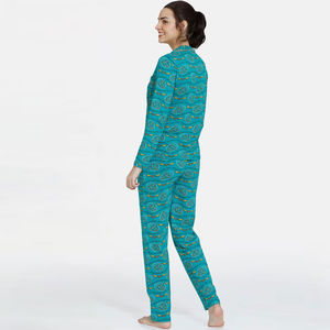 Female Clothes Casual Breathable Night <b>Dress</b> Home Wear Two Piece Set Summer Hot Sale Factory Price Custom Pajamas Women's - Product Image 5