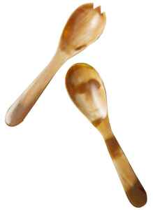 Cuchara de cuerno distintiva Artesanía de cuerno de búfalo y vaca en vajilla fina - Product Image 3