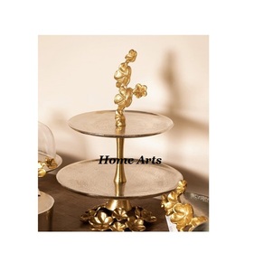 Finest Quality Wood Chocolate Server With <b>Glass</b> <b>Dome</b> Display <b>Cake</b> Server for Birthday and Wedding Party - Product Image 2