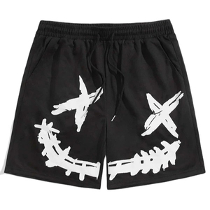 Pantalones cortos deportivos de secado rápido para hombre, pantalones cortos informales con estampado de nombre de equipo en blanco - Product Image 1