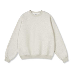 เสื้อสเวตเตอร์คอกลมมีฮู้ดของผู้ชายเสื้อสเวตเตอร์แบบสวมหัวคอกลมผ้าฝ้าย350 GSM ผสมสีพื้นสำหรับฤดูหนาว - Product Image 1