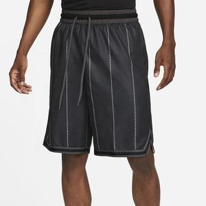 Short de basket-ball en maille brodé avec poches pour homme en sergé vintage personnalisé - Product Image 1