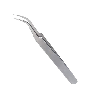 Pinzas de extensión de pestañas de acero inoxidable de nuevo diseño de calidad profesional herramienta de maquillaje pinzas para cejas - Product Image 6