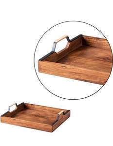 Indian HF Crafts Plateau de service en bois fait à la main en forme de rectangle avec taille personnalisée Meilleurs prix à vendre - Product Image 3