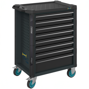 Hazet Assistant <b>Tool</b> <b>Trolley</b> with 8 Black Drawers Empty <b>Tool</b> Cabinets - Product Image 3