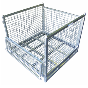 Nhiệm vụ nặng nề lồng dây thép giỏ lưới Pallet giá <span class=keywords><strong>Stackable</strong></span> OEM lồng thiết kế - Product Image 3