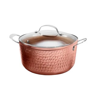 Casserole ronde en acier inoxydable au design royal Batterie de cuisine élégante et durable pour un usage domestique en toute occasion - Product Image 3