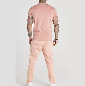 Ropa de gimnasia, camisetas de cuello redondo, camisetas teñidas de Color sólido para hombres, fabricantes de ropa, camisetas personalizadas para hombres - Product Image 4