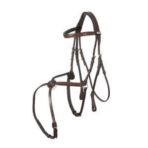 Brida ecuestre de cuero para montar a caballo, logotipo personalizado, características duraderas, a la venta, cabestros para montar, brida para caballo - Product Image 4