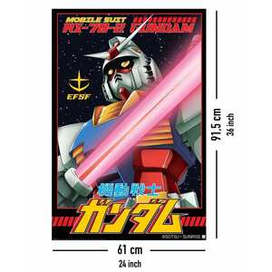 Póster de Gundam White Devil Mobile Suit RX-78-2 de Estilo Moderno para Decoración de Pared - Product Image 2