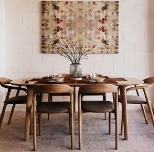 Silla de comedor de madera maciza fuerte industrial retro moderna al por mayor con espuma de cuero PU madera para Cafetería Restaurante dormitorio - Product Image 2