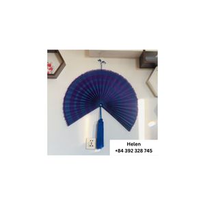 Charmant ventilateur de main décoré portable léger style vintage ventilateur mural en bambou fabriqué au Vietnam en gros à bas prix - Product Image 2