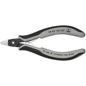 Precision Electronics Side <b>Cutters</b> 125 Mm 4 Beveled <b>Edge</b> KNIPEX - Product Image 1