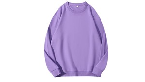 Sudadera de tela de algodón 100% Vintage cuello redondo 100 algodón venta al por mayor cuello redondo sudaderas en blanco para mujer - Product Image 5