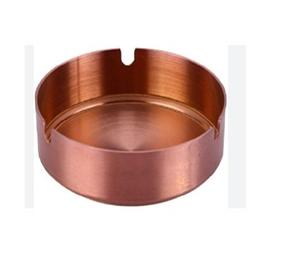 Cendrier en métal martelé en cuivre design diamant fait main Cendrier de table fantaisie indien brillant Cendrier en métal sur pied de petite taille - Product Image 2