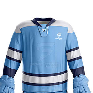 Nouveau Style Respirant Facile À Porter Uniforme De Hockey Sur Glace Vêtements De Sport Uniforme De Hockey Sur Glace À Vendre - Product Image 6