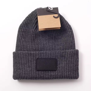 Gorro cálido de invierno con logotipo bordado, gorro 100% de punto de algodón, gorro para hombres y mujeres, gorro jacquard - Product Image 5
