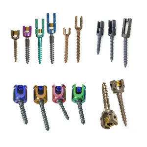 Orthopedic Surgical Implants Titanium Spine Pedicle Screw for Spinal Fixation Surgery