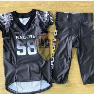 Uniforme de fútbol americano personalizado al por mayor, novedad, uniforme de equipo de fútbol americano - Product Image 3