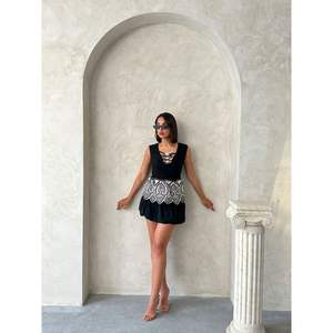 Blusa sin mangas bordada para mujer, producto al por mayor, camisas a la moda - Product Image 5