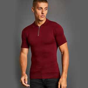 Nouveau design Polo de golf pour hommes, chemises de golf de marque classique pour adultes, en coton, tricotées, d'affaires personnalisées et décontractées - Product Image 4