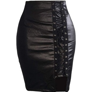 กระโปรงผ้าซาตินคอตตอนทรงดินสอเอวสูงสำหรับผู้หญิง สวมใส่สบาย ระบายอากาศได้ดี ดีไซน์เรียบง่าย แฟชั่นฤดูใบไม้ร่วง - Product Image 1