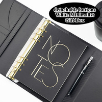 Firmengeschenke und Souvenirs Individuelles Logo Tagebuch Mit Stiften und Isolierbechern PU-Leder Notizbuch Geschäfts-Geschenksets