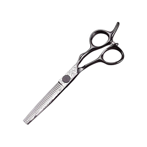 Tijeras de adelgazamiento del cabello personalizadas Acabado Polaco 6 pulgadas Uso en el hogar y el salón Tijeras de adelgazamiento de peluquero - Product Image 5
