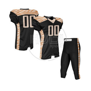 Personalizable OEM juvenil fútbol americano Jersey transpirable manga corta equipo diseño uniforme más tamaño conjunto - Product Image 1