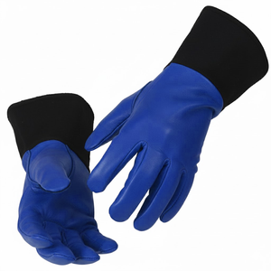 Guantes de Soldadura Tig de Cuero Vacuno Industrial Resistentes, Guantes de Soldadura Mig, Guantes Resistentes al Calor - Product Image 4
