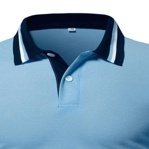 Manga corta de moda de alta calidad para polos para la temporada de primavera y verano, camisas deportivas cómodas transpirables sólidas - Product Image 4