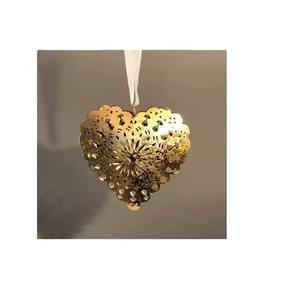 Decoración de Pared con Forma de Corazón en Color Plateado para el Día de San Valentín, Decoración Navideña, Decoración para Bodas y Hogar - Product Image 4