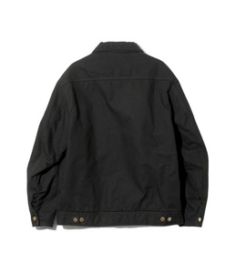 Custom Spring Embroidery Zip Up Retro Canvas Printed Logo Cotton Mens <b>Worker</b> <b>Jacket</b> - Product Image 2