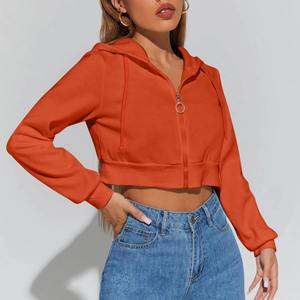 Personnalisable Femmes Crop Top Hoodie Haute Qualité Pro Style Bas Prix Vente Chaude Marque Privée pour Vos Propres Blouses et Chemises - Product Image 3