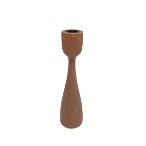 Support à bougie en bois au design tendance, finition brune, décoration d'éclairage de table pour la maison, mariage, Noël, fait à la main, taille personnalisée, en gros - Product Image 5