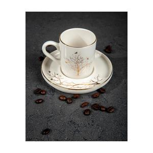 Set di tazze da caffè albero della vita da 12 pezzi per 6 persone-Set di tazze da caffè