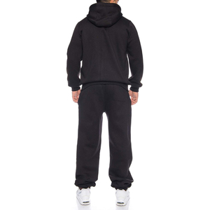 Jogger full zip HOODIE ropa deportiva hombres sudadera conjuntos gimnasio chándales para hombres de alta calidad - Product Image 5