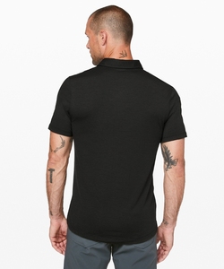 Polos de golf tácticos 3D de rendimiento para hombre, camiseta de manga corta de secado rápido, 100% poliéster, diseño sólido, bordado de alta XL - Product Image 3