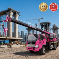 Grue de camion de 12 tonnes, flèche de 35 m, télécommande, homologuée EAC, équipement de levage pour la construction, compatible avec le châssis HOWO