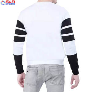 Top Premium en gros hommes sweats personnalisés col rond basiques coton mélangé à manches longues épais polaire couleur unique sweats - Product Image 6