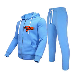 2024 dernier Logo personnalisé vente chaude grande taille hommes survêtements de course séchage rapide bouffant survêtement automne pour bouffée impression - Product Image 1