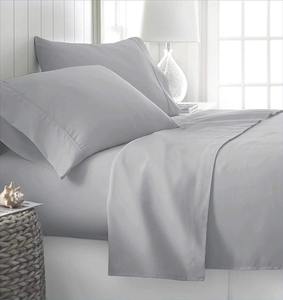 Good Quality 400 Thread Count <b>King</b> <b>Size</b> 4 Piece Bed Sheet Set with <b>Pillow</b> Cover Set for Residential for Bulk Quantity - Product Image 4