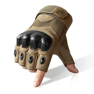 Gants tactiques demi-doigt hommes femmes enfants gants tactiques de plein air Sports spéciaux gants athlétiques demi-doigt en tricot - Product Image 6