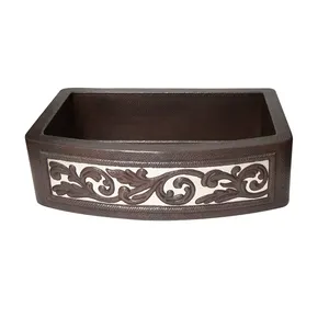 Customized Design Latest Arrival Copper Sink, <b>Wash</b> Basin Bathroom Sink Luxury Hotel Vanity <b>Wash</b> Basin Counter Top Vessel Sink - Product Image 6