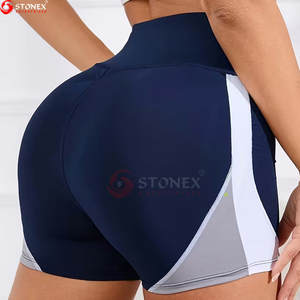 2025 Summer New Seamless High Waist Yoga Shorts Breathable Quick Dry High Quality <b>Tight</b> Sports Running Fitness Shorts for Women - Product Image 4