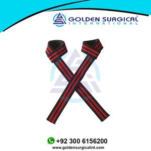 Bretelles d'haltérophilie Fitness musculation entraînement Gym Cross fit enveloppes de levage réglables bandes de poignée flexibles antidérapantes - Product Image 3