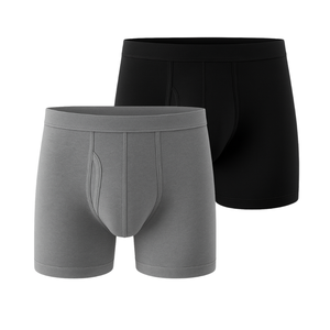 Ready To Ship Boxers For <b>Men</b> High Quality Mid-Waist Man Briefs 4-Way Stretch Fabric Custom Sizes <b>Mens</b> Boxers <b>Underwear</b> Factory - Product Image 1