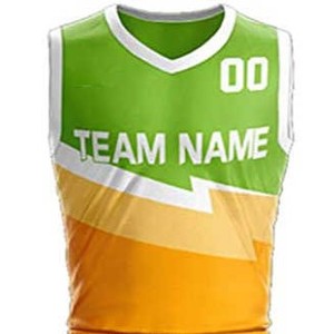 Uniforme de basket-ball pour hommes de meilleure qualité Logo personnalisé/couleur Vente à chaud Nouveau design Tissu respirant avec des techniques imprimées de qualité supérieure - Product Image 6